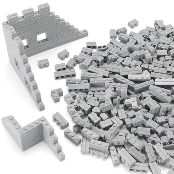 Feleph Masonry Bricks Set 1x4 bricks create stronger bases and corners