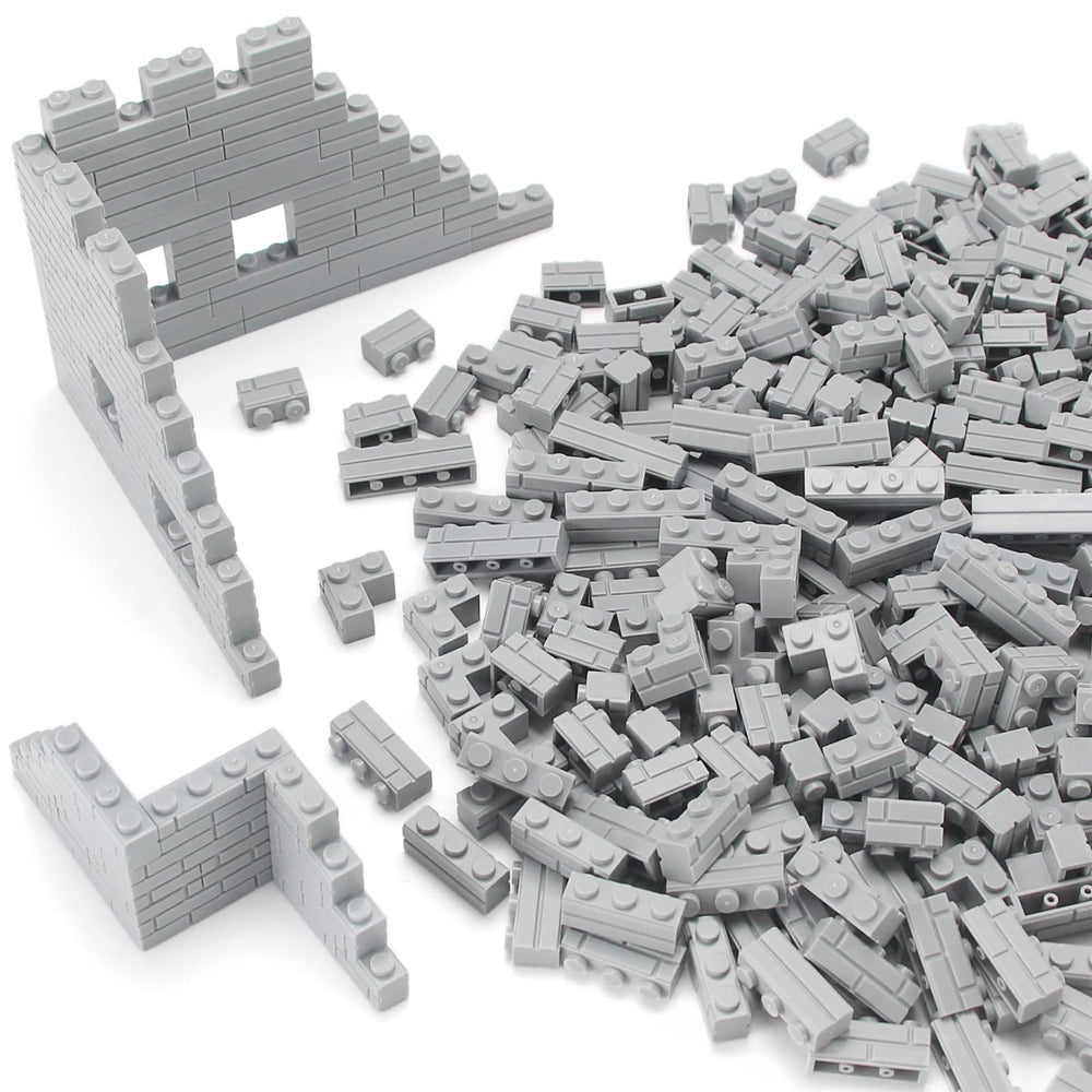 Feleph Masonry Bricks Set 1x4 bricks create stronger bases and corners