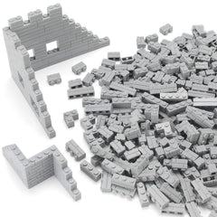 Feleph Masonry Bricks Set 1x4 bricks create stronger bases and corners