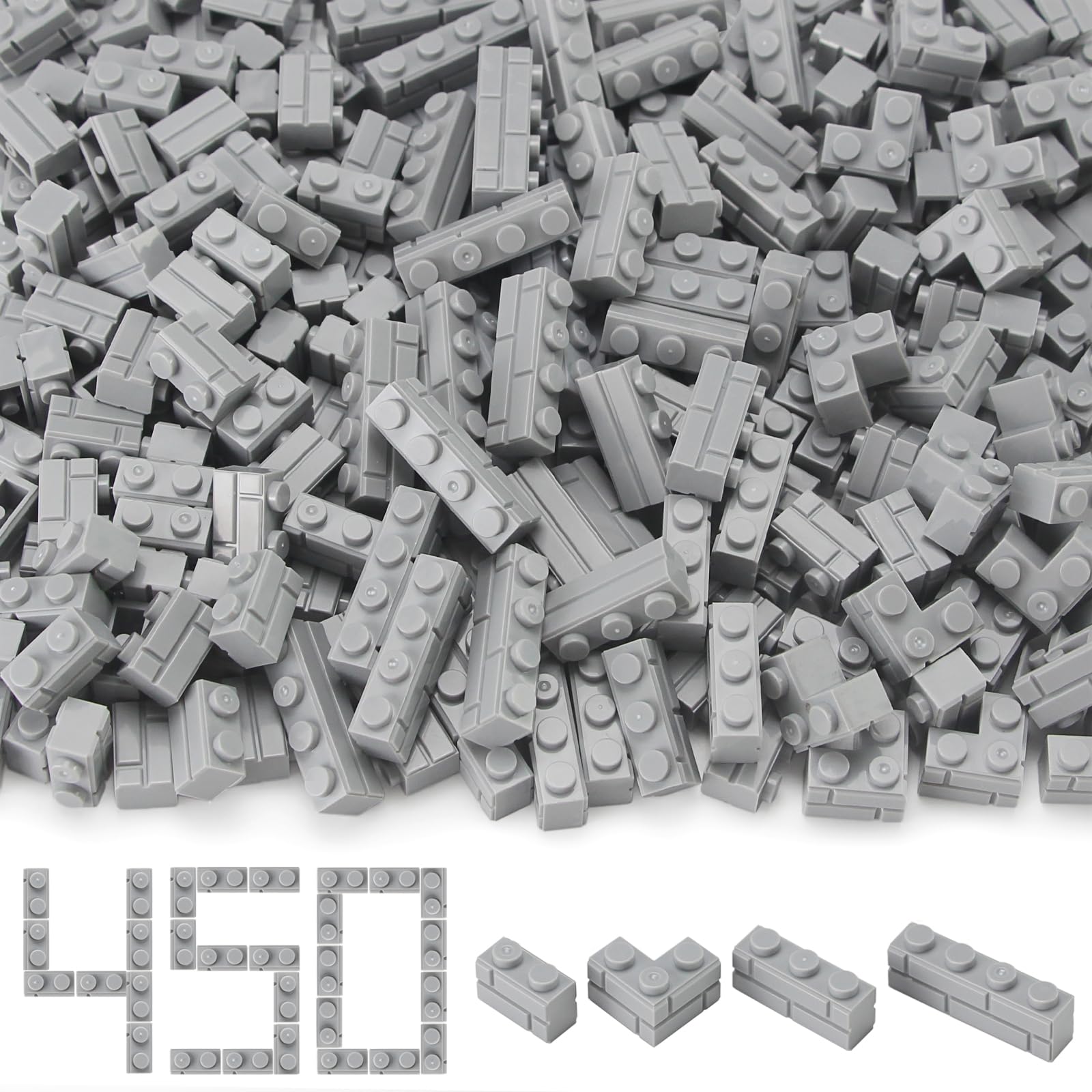 Feleph Masonry Bricks Set build example shows versatile layouts