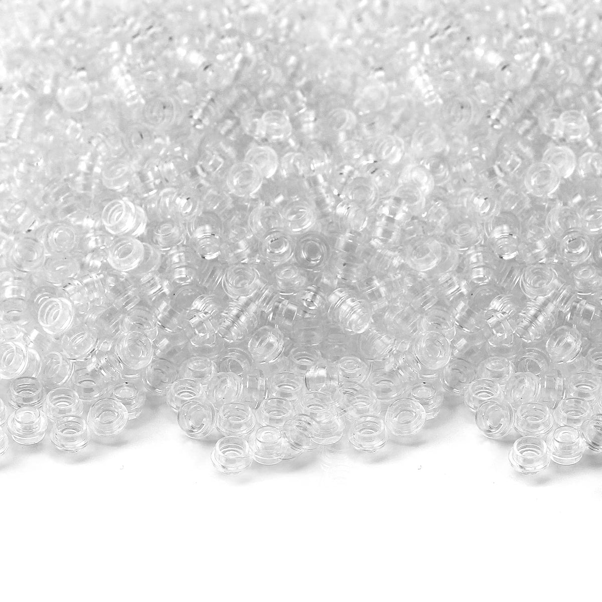 Feleph transparent round 1x1 plate for pixel art bases and decorative mosaics.
