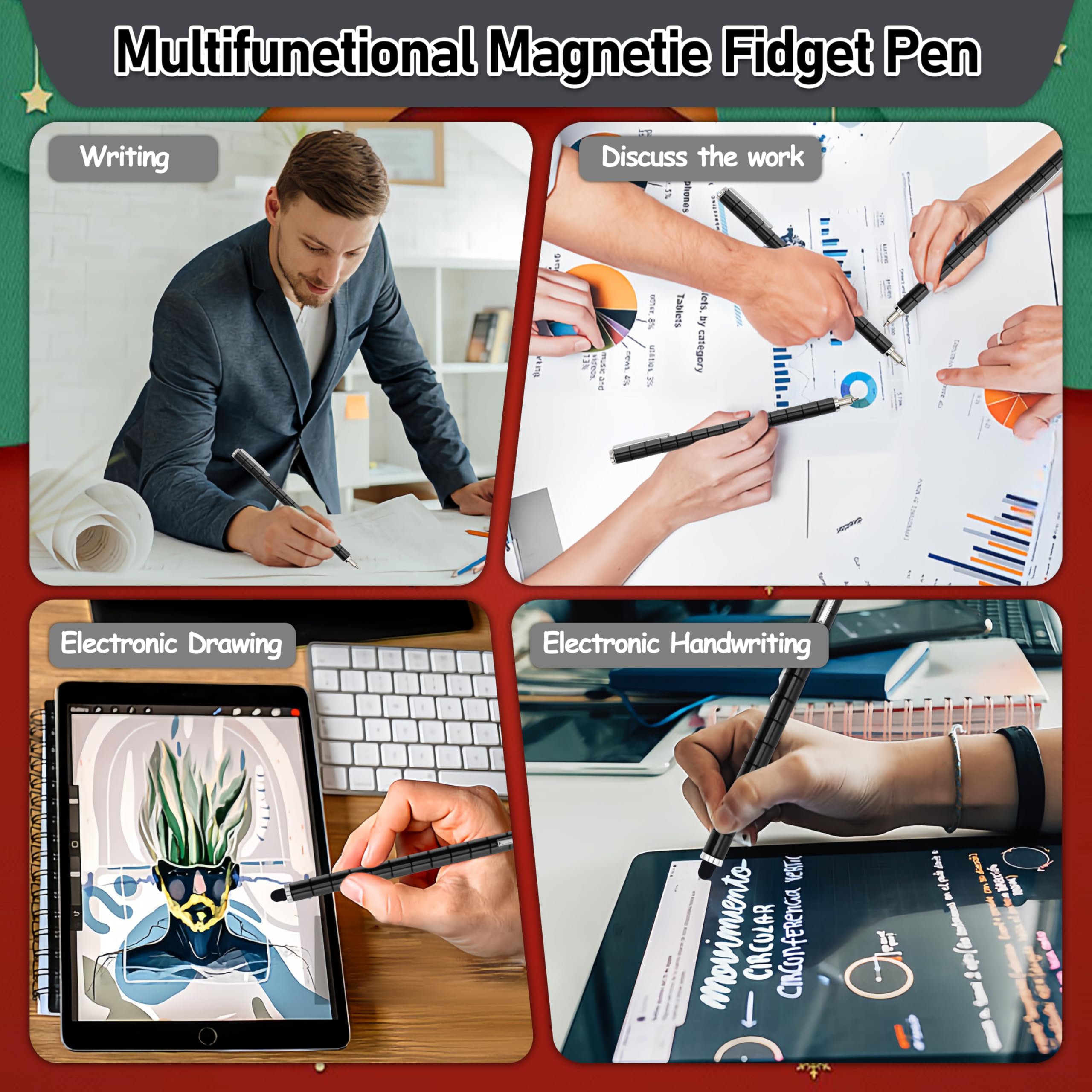 Felikray gift-ready fidget pen, perfect as a stocking stuffer for teens.