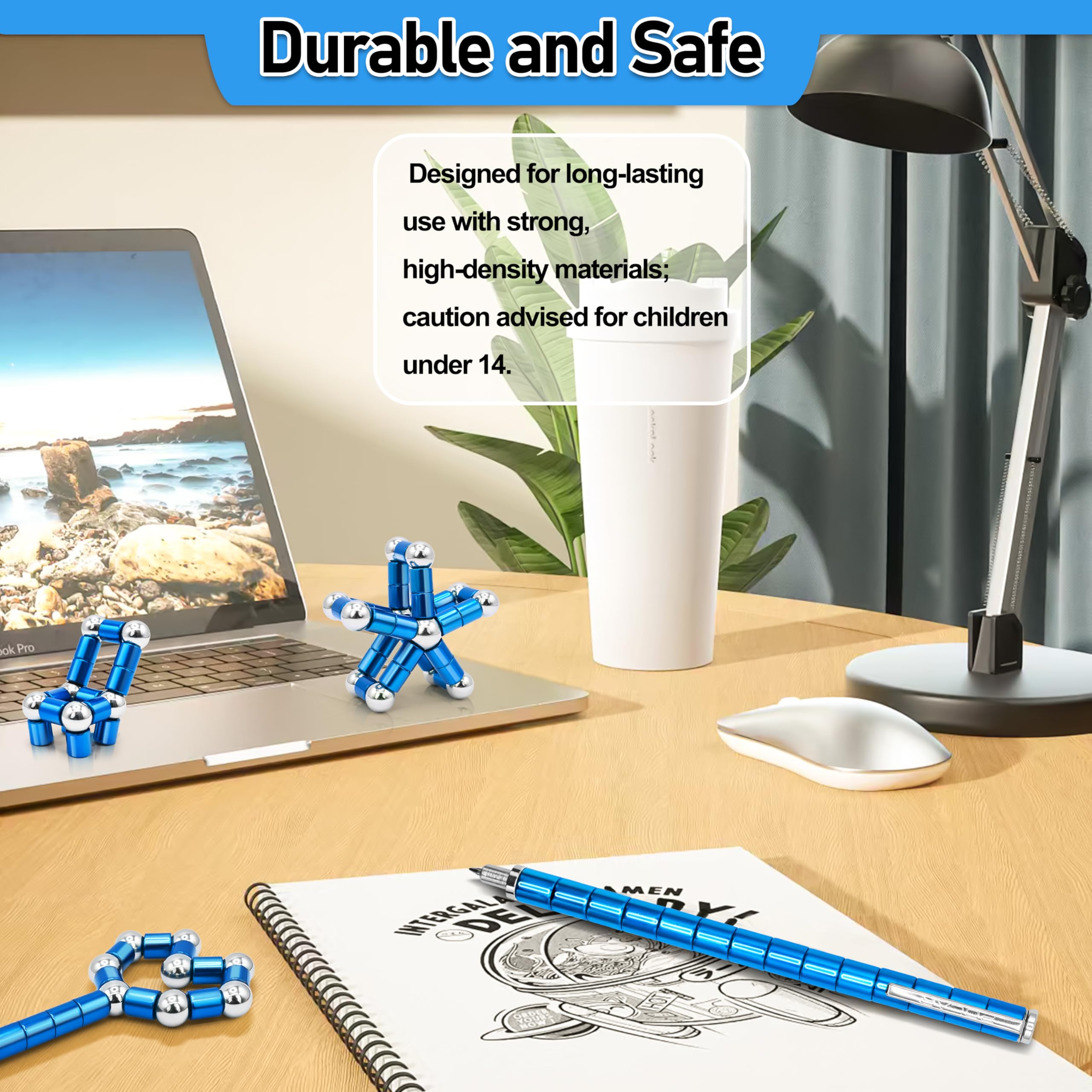 Felikray magnetic fidget pen adult-use shown as a unique desktop gadget