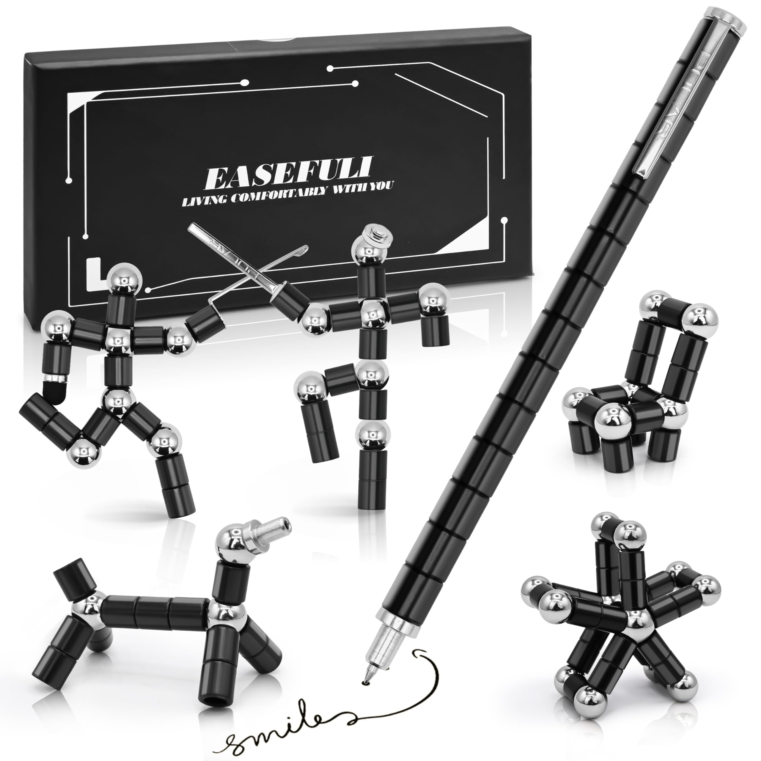Felikray magnetic fidget pen in black for focused work and play.