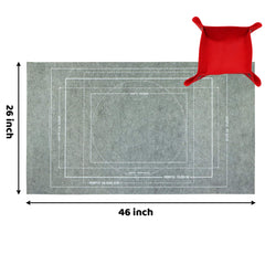 FELIZROCA puzzle mat roll up stored in included drawstring bag for travel.