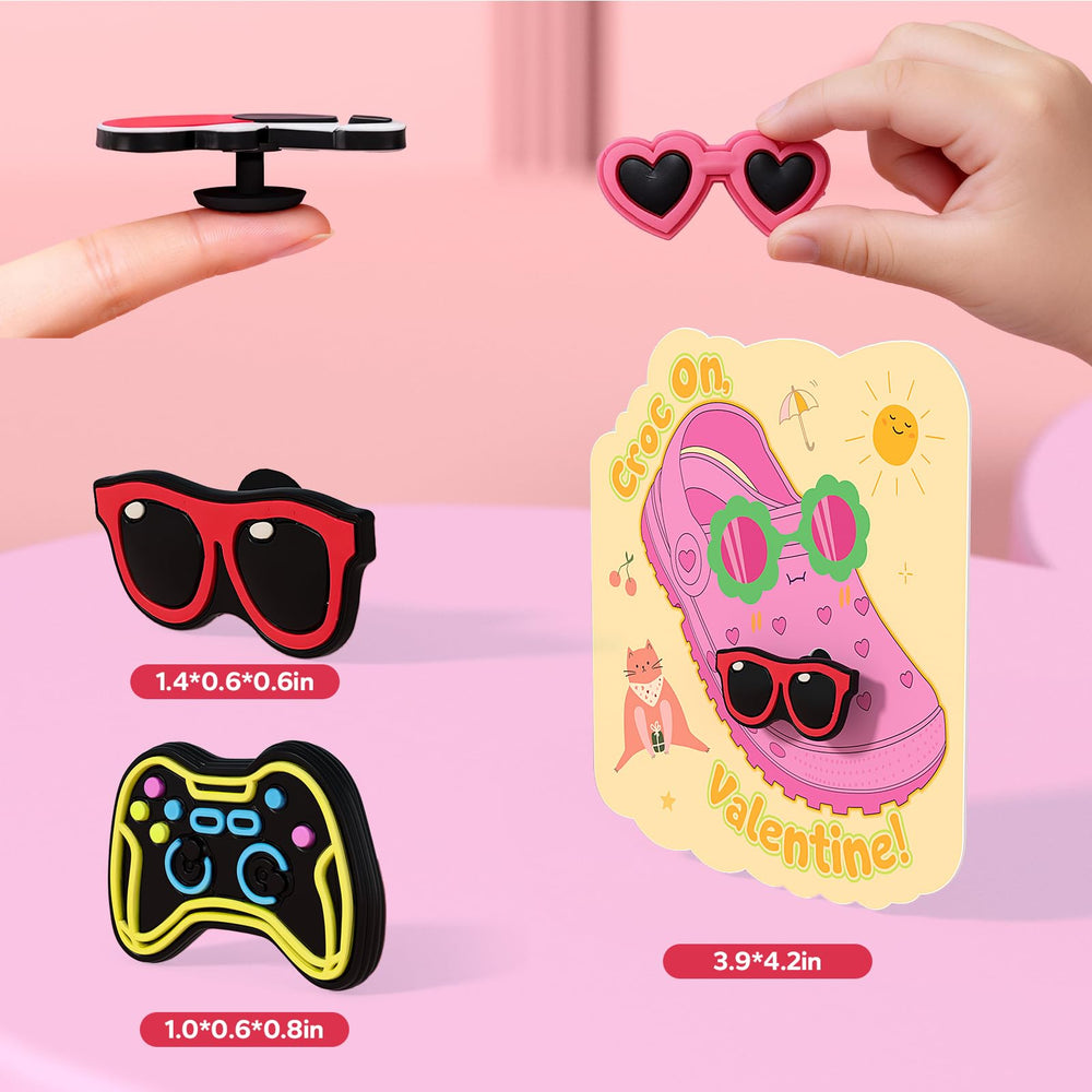 Feltom charm and card bundle great for party favors and play