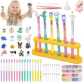 FEMBW pen making kit contents with glitter accessories for creative, mess-free crafting at home.