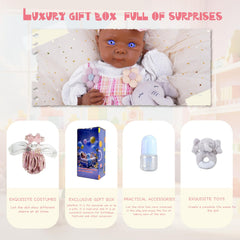 Sleeping position of FemmeForm 20inch silicone doll for photography