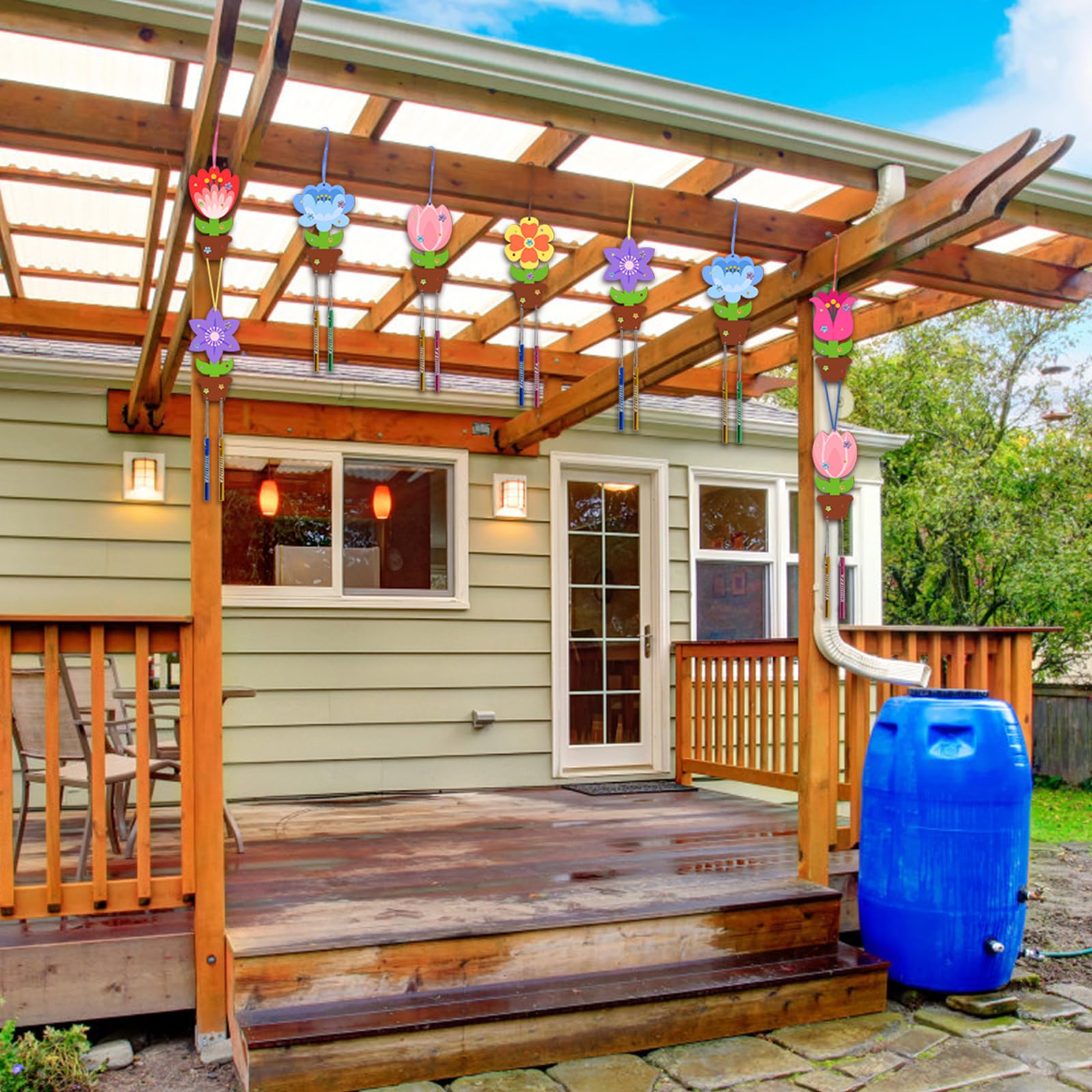 Fennoral color rope provides sturdy hanging and color accents