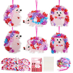 Fennoral Hedgehog Heart Poke Kit – kid creates a cute ornament for Valentine’s décor.