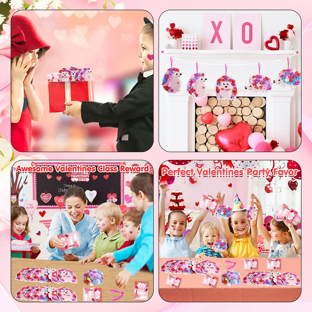 Fennoral Hedgehog Heart Poke Kit – pre-designed sheets and cards for quick, delightful crafts.