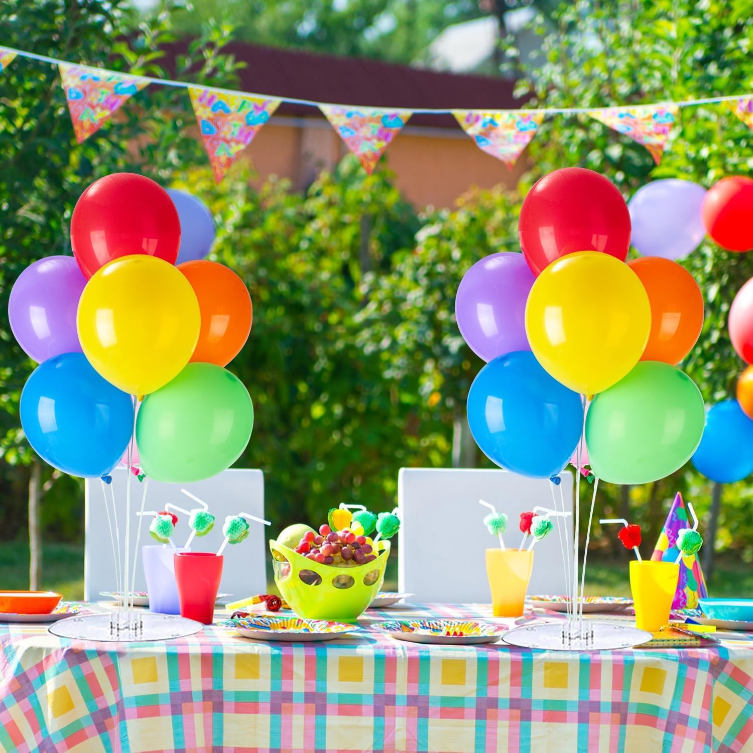 Fenxyo balloon stand connection joints enable flexible centerpiece designs