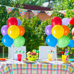Fenxyo balloon stand connection joints enable flexible centerpiece designs