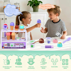 FENYAN purple ice cream scoop highlights action-ready play.