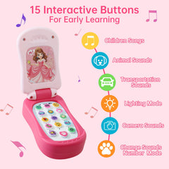 FENYAN toddler phone with lights and melodies promotes sensory exploration and early learning.