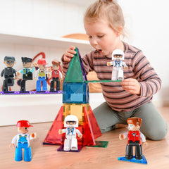 Feoxialy magnetic figures support STEM-inspired play and spatial thinking.
