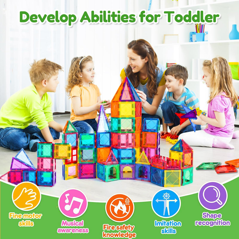 Feoxialy classroom-friendly tiles supporting collaborative play and early STEM exploration.