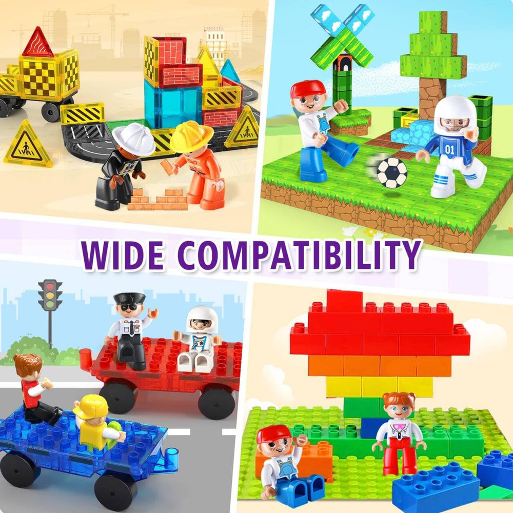 Feoxialy magnet tile figures are safe, durable, and easy to connect.
