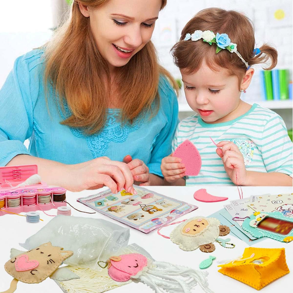 Ferberbears Flet pre-cut shapes with holes simplify starting new crafts.