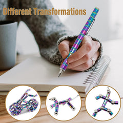 Ferbixo fidget pen rings and balls for modular builds.