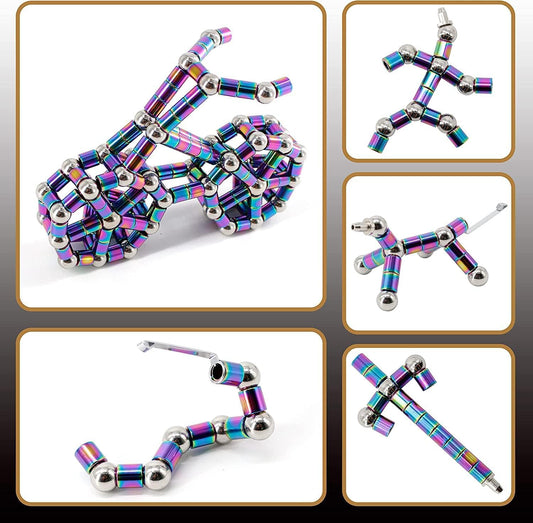 Ferbixo fidget pen transforming into shapes to spark creativity.