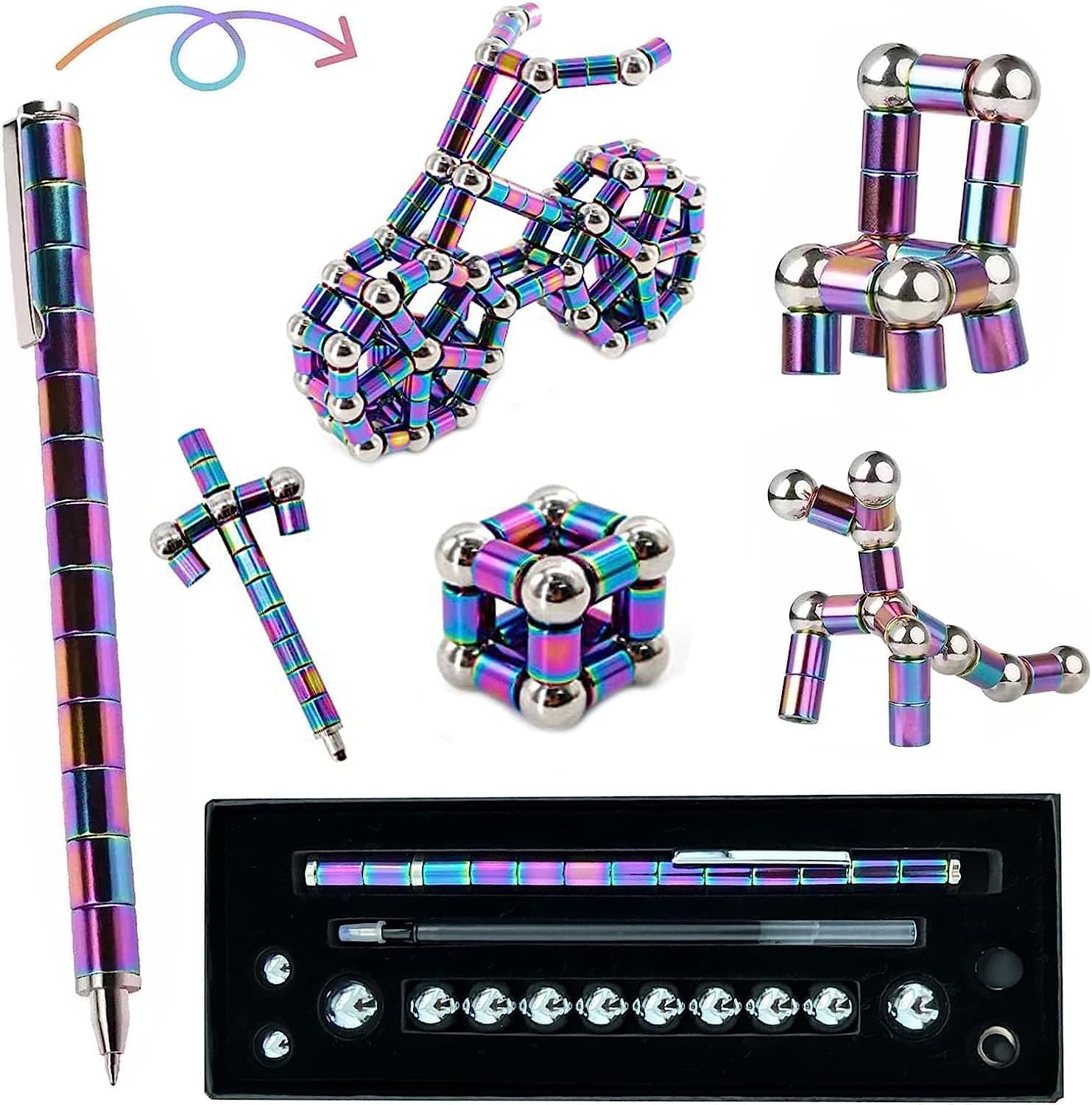 Ferbixo packaging highlights magnet care and quality components.