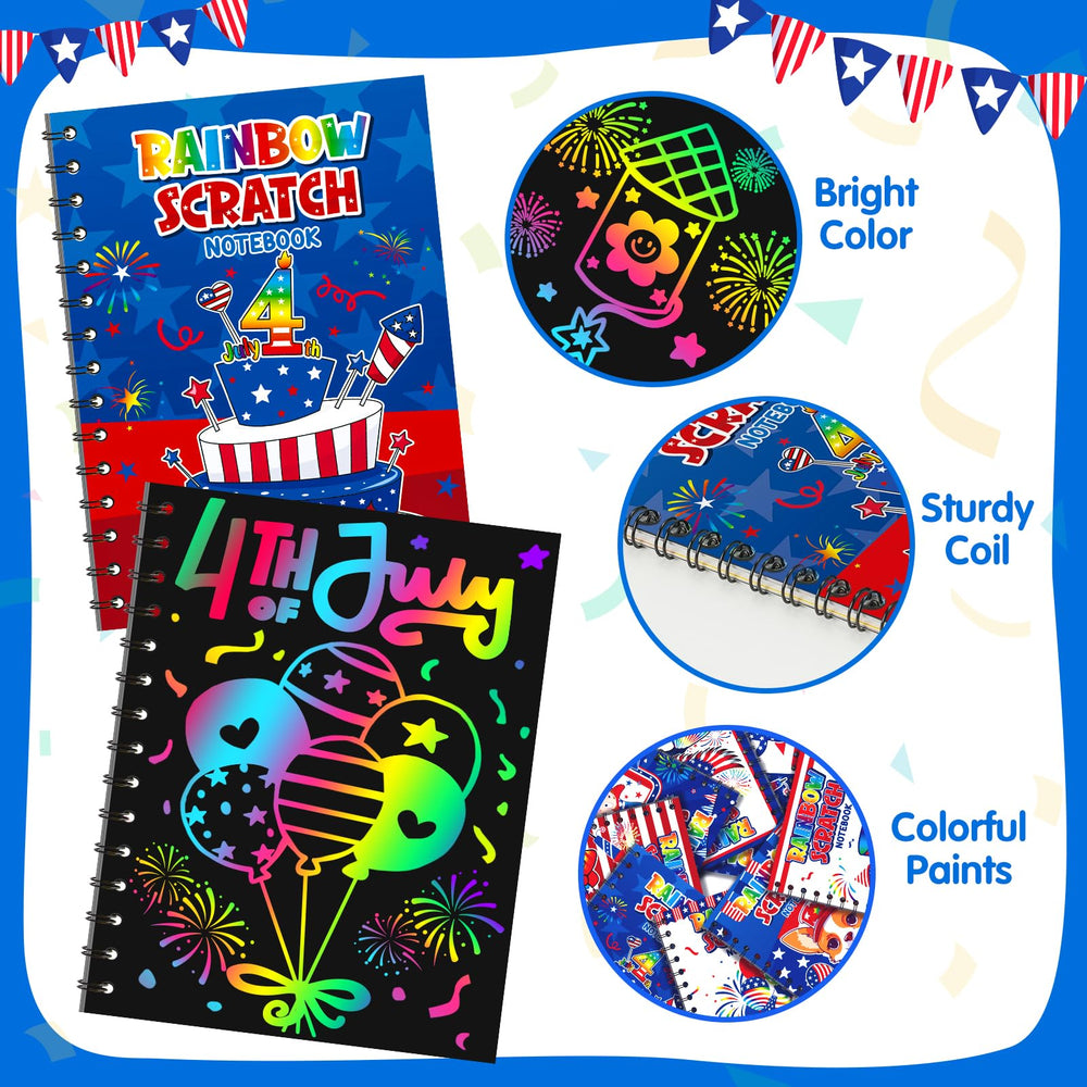 FEREDO KIDS gift box to store rainbow scratch artwork and supplies