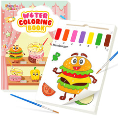FEREDO KIDS paint with water cover page showing mess-free setup for toddlers.