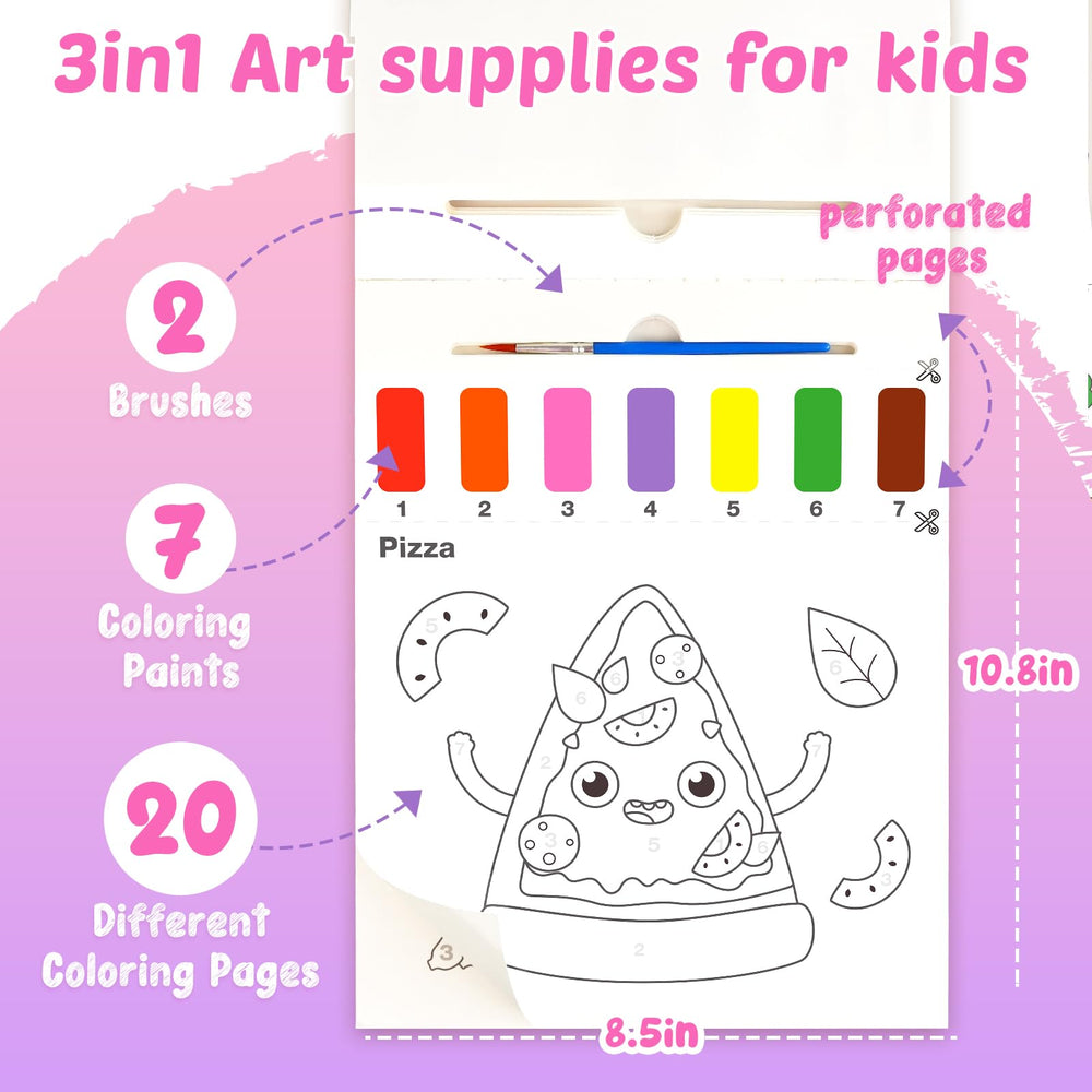 FEREDO KIDS perforated pages allow quick tearing for shared play.
