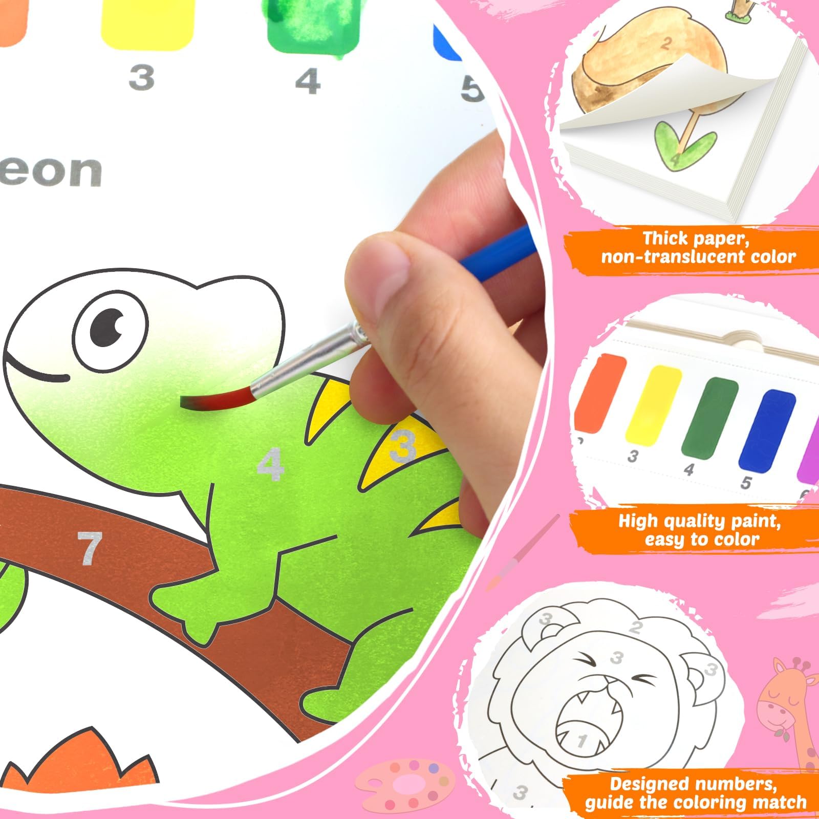 FEREDO KIDS Paint with Water travel time use, compact art on the go.