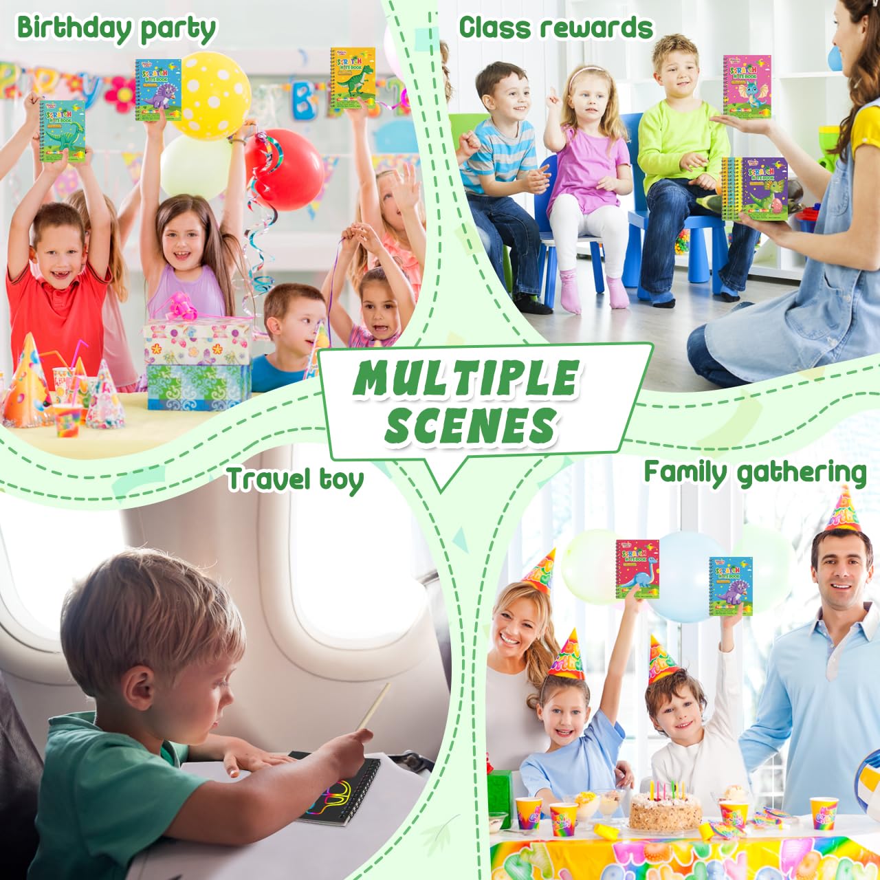 FEREDO KIDS classroom-friendly scratch art as a versatile party or reward item