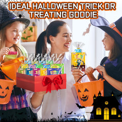 FEREDO KIDS scratch art stencils help create Halloween shapes easily
