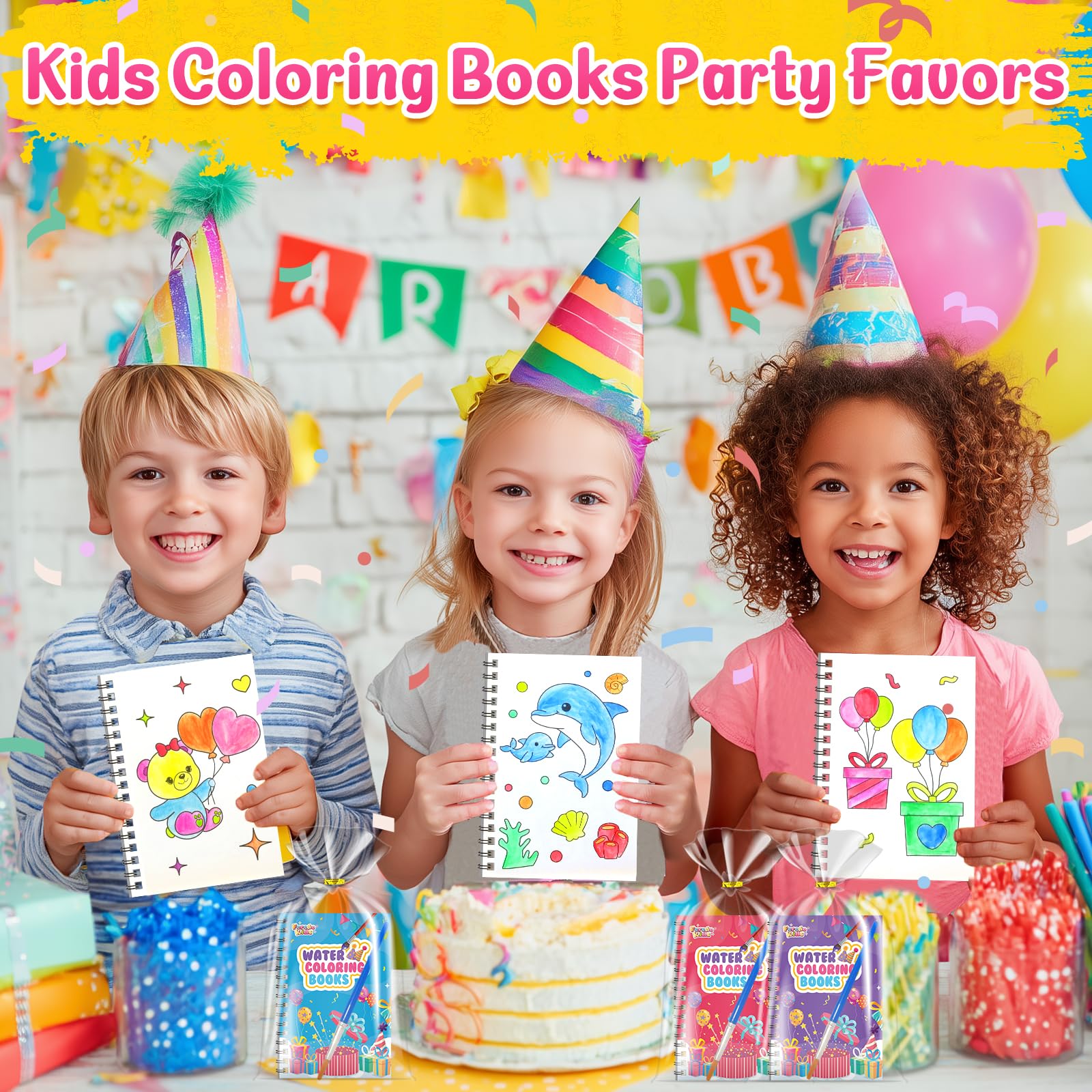 FEREDO KIDS unicorn-pattern coloring pages spark imaginative play.