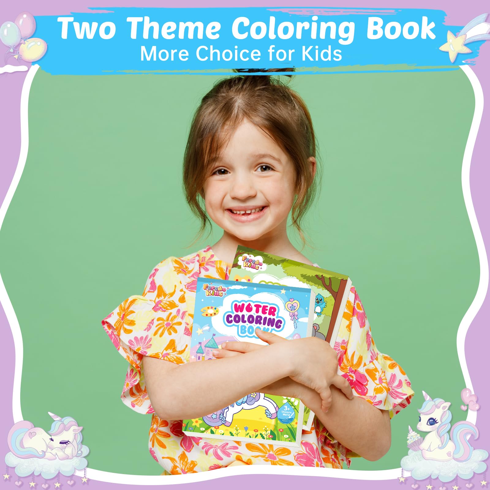 FEREDO KIDS perforated pages: easy tearing for sharing and crafting.