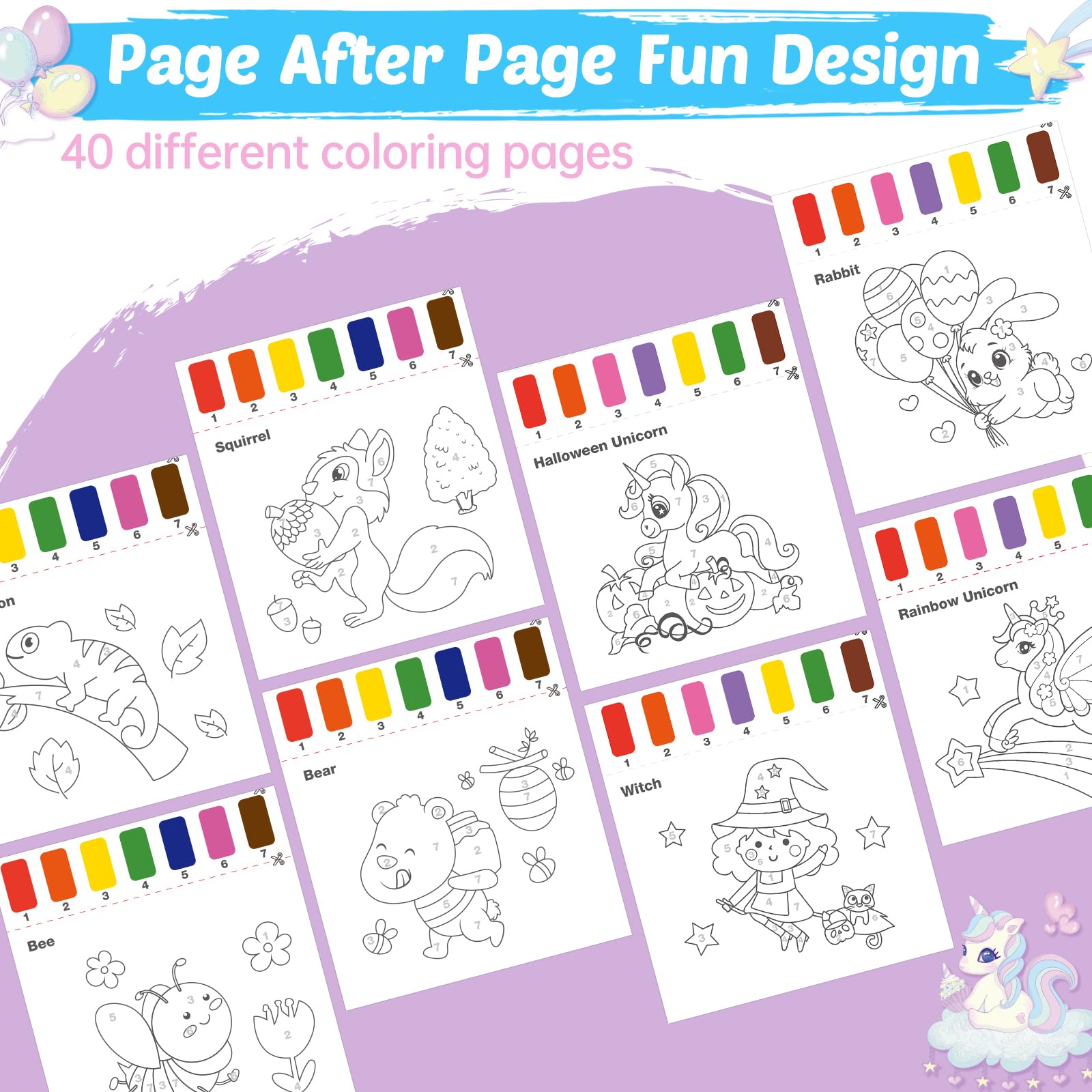 FEREDO KIDS travel kit: compact watercolor art on the go.