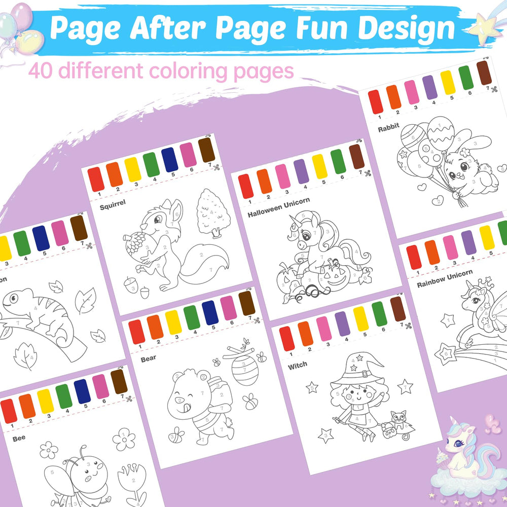 FEREDO KIDS travel kit: compact watercolor art on the go.