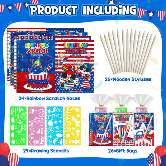 FEREDO KIDS wooden styluses glide smoothly for scratch art activities