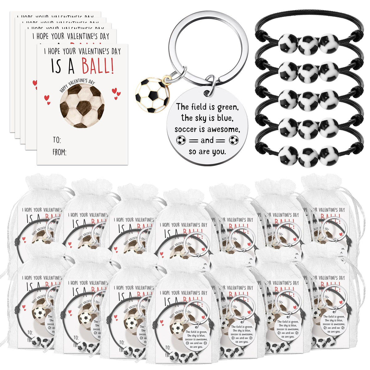 Fervee soccer bracelet adjustable fit for comfortable wear during games.
