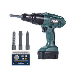 Ferthor Fun electronic power drill head for safe, imaginative repair play.