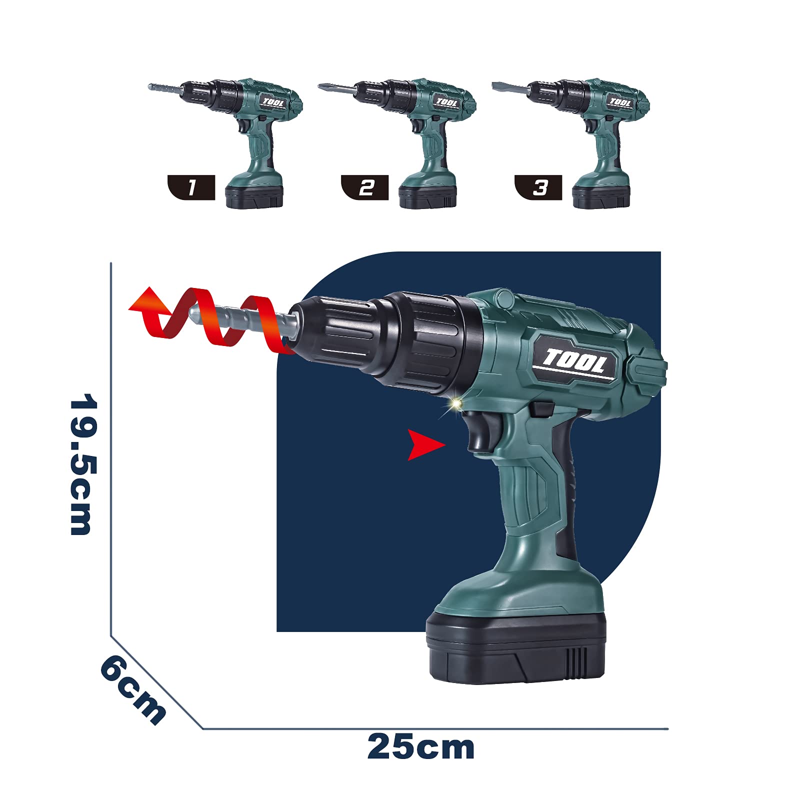 Ferthor Fun forward/reverse switch supports teaching basic tool control.