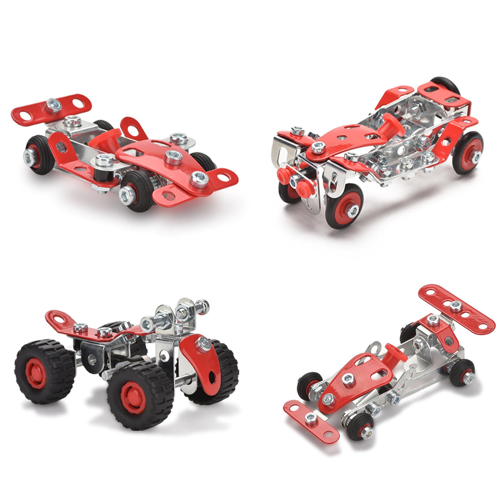 Ferthor Fun roadster red model with durable metal construction for hands-on play.