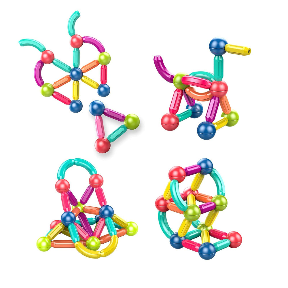 Ferthor Fun kid playing with magnets promotes hands-on learning and curiosity.