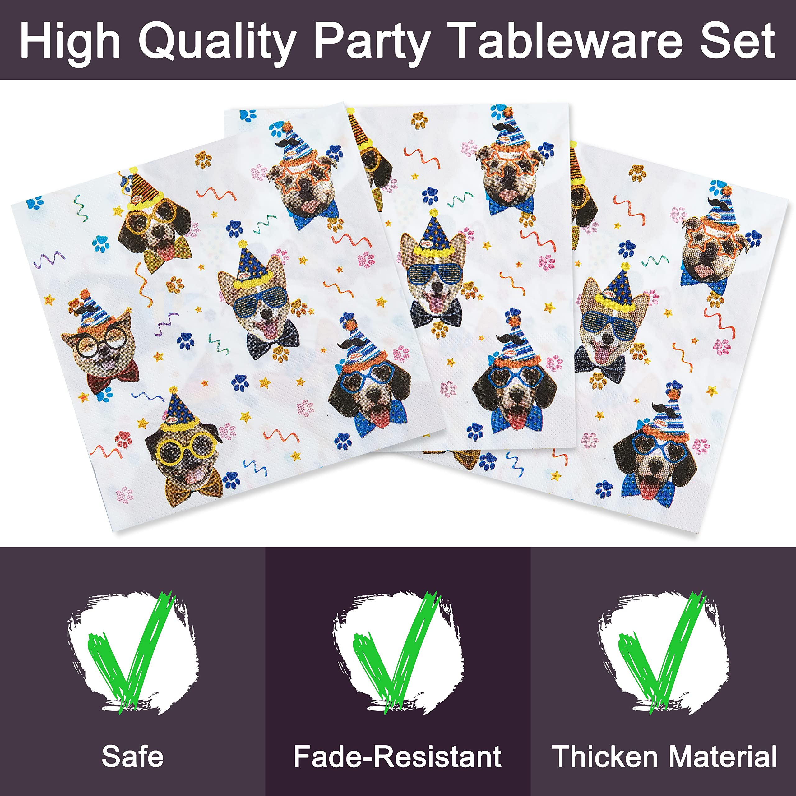 Fesciory dog party forks for easy serving and kid-friendly meals