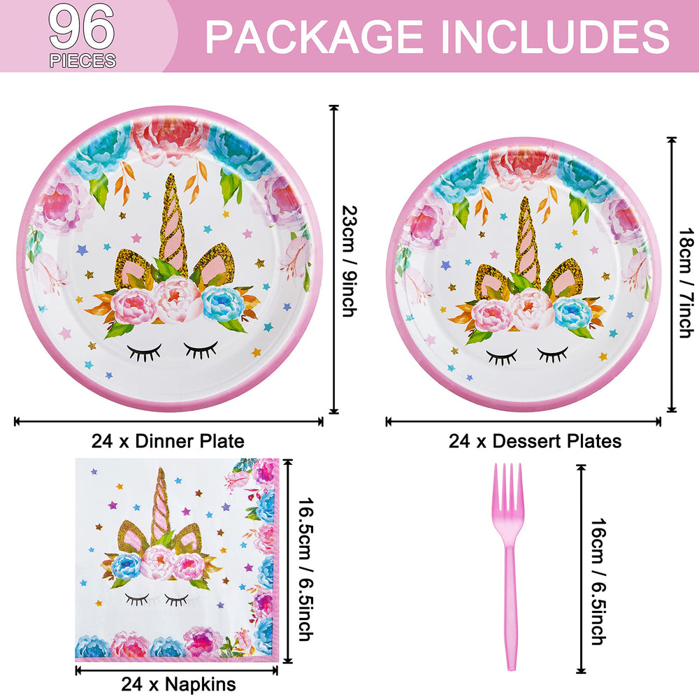 Fesciory horned horse 9-inch plates add vibrant color to your table