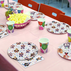Fesciory party tableware collection cohesive look and easy setup