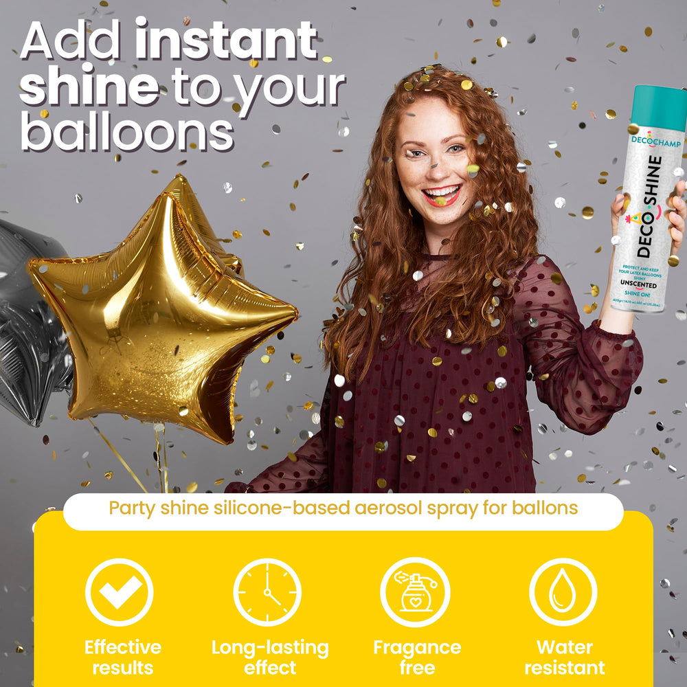 FESTI DECOCHAMP oxidation protection helps balloons look fresh longer