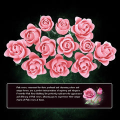 Feuymoent adjustable petal rose blocks shape elegant arrangements