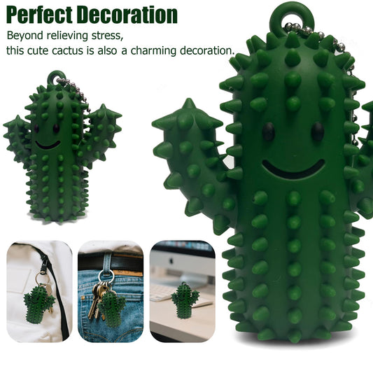 FEWOVUZ cactus-shaped stim toy with spikes supports sensory relief during travel.