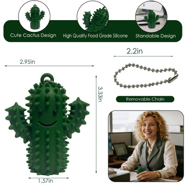 FEWOVUZ durable silicone cactus-stim toy resists daily squeezing and wear.