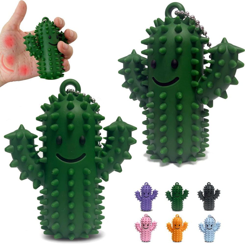 FEWOVUZ silicone pain fidget cactus two-pack provides grounding and focused calm on the go.